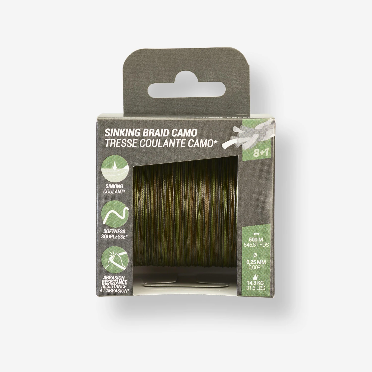 Carp Fishing Sinking Braid 25/100 500 M 1 Carp Fishing Sinking Braid 25/100 500 M