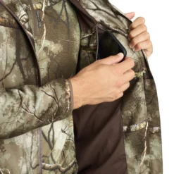 Silent Waterproof Hunting Jacket TREEMETIC 500 CAMOUFLAGE -Outlet Angler Roam Store k0f3b3f08d2e315b54c906b463f863e79