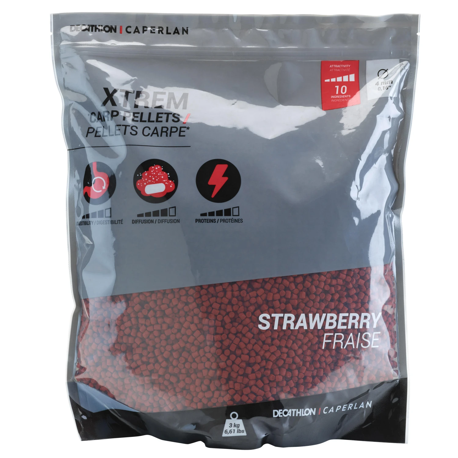 Pellets Carp Xtrem 3kg 4mm Strawberry 3 Pellets Carp Xtrem 3kg 4mm Strawberry - Image 3