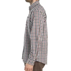 Long-Sleeved Checked Cotton Country Sport Shirt Brown Black Verney Carron -Outlet Angler Roam Store k1cf9fd1e9b46d51d243b83a33cd11021