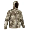 Silent Waterproof Hunting Jacket TREEMETIC 500 CAMOUFLAGE