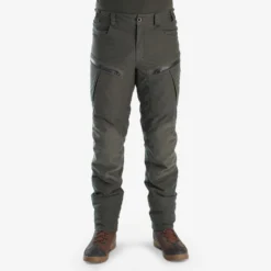 HUNTING WARM SILENT WATERPROOF TROUSERS 900 GREEN -Outlet Angler Roam Store k3faead89e67785e3cd117f426af41673