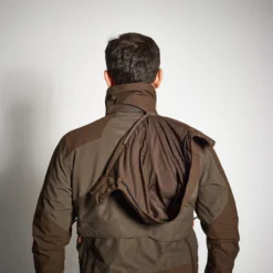 HUNTING WATERPROOF REINFORCED JACKET 900 BROWN -Outlet Angler Roam Store k4e5edbacbd7c7aaf9e87789fd621d47d