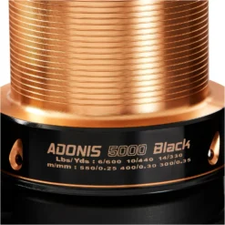 ADONIS 5000 CARP FISHING REEL BLACK -Outlet Angler Roam Store k569f3f0b5b7164a6d303eed0d0f1b11b