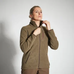 WOMEN'S RECYCLED FLEECE 500 GREEN -Outlet Angler Roam Store k682bd401b139ca97a5aa5a8c9aea1fac