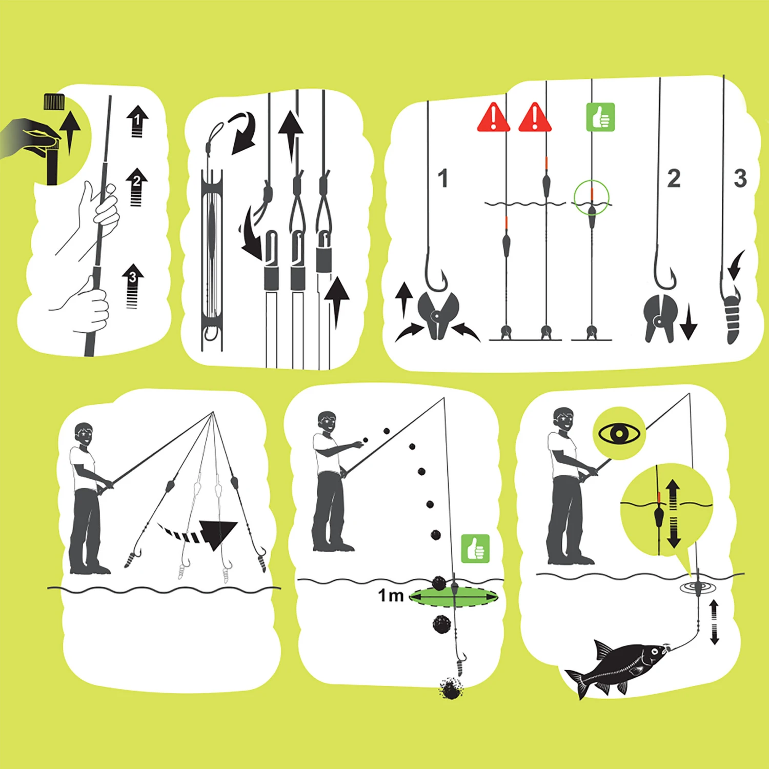 Pole Fishing Starter Set FirstFish 5m Rod + Rigged Line 6 Pole Fishing Starter Set FirstFish 5m Rod + Rigged Line - Image 6