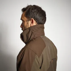 HUNTING WATERPROOF REINFORCED JACKET 900 BROWN -Outlet Angler Roam Store k84895acf5f1bc5fc2e6df35465393a2d