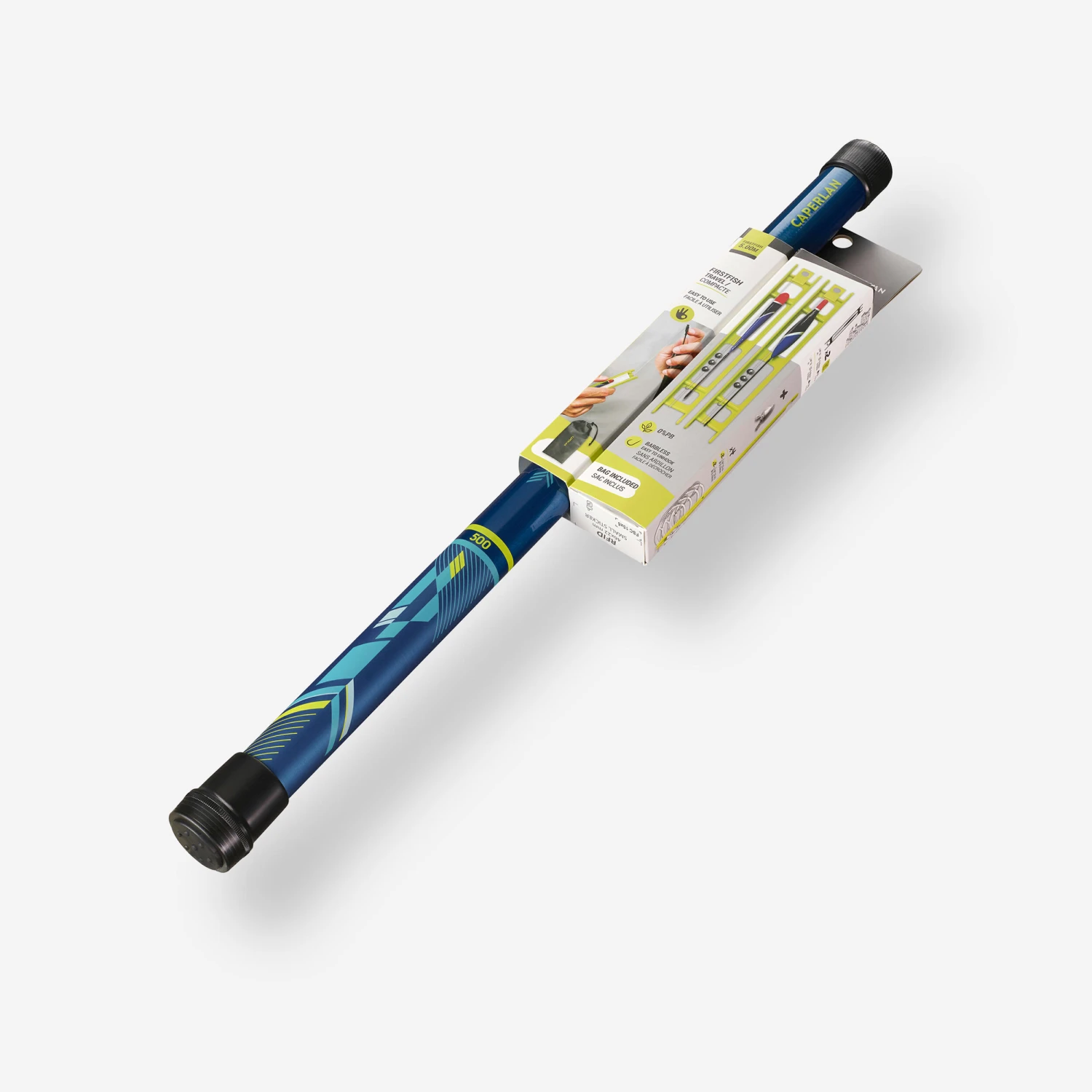 Pole Fishing Starter Set FirstFish 5m Rod + Rigged Line 1 Pole Fishing Starter Set FirstFish 5m Rod + Rigged Line