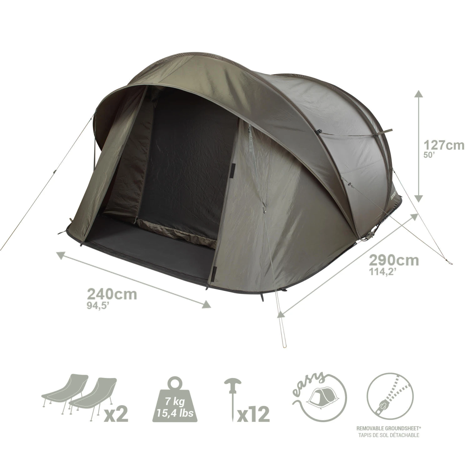 BIVVY TANKER RAPID CARP FISHING BIVVY 2 BIVVY TANKER RAPID CARP FISHING BIVVY - Image 2