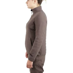 HUNTING WOMEN’S 3-IN-1 WARM WATERPROOF JACKET 500 - BROWN -Outlet Angler Roam Store kdde94566c2e7a61b2ced28261e654d2e