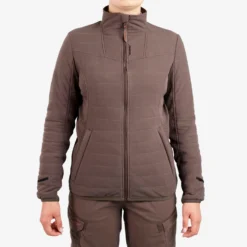 HUNTING WOMEN’S 3-IN-1 WARM WATERPROOF JACKET 500 - BROWN -Outlet Angler Roam Store kdfa8b637b35cbfe6c09ad1fc6ce78805