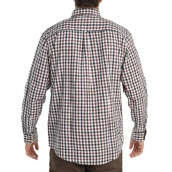 Long-Sleeved Checked Cotton Country Sport Shirt Brown Black Verney Carron -Outlet Angler Roam Store kebfffb6d121827b6c11b32a20d2e993f